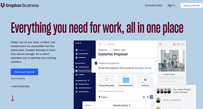 Up ảnh tr&ecirc;n Dropbox